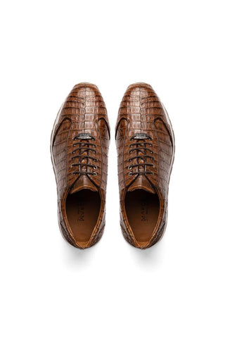Marco Di Milano Alonzo Bay Apache Genuine Caiman Crocodile Casual Sneakers (MDM1165)-AmbrogioShoes