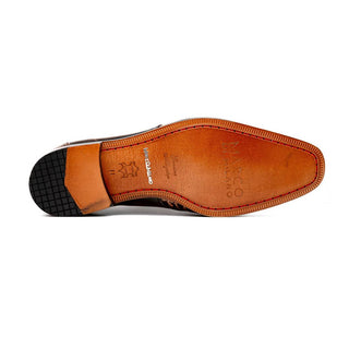 Marco Di Milano Anzio Rustic Orix Exotic Alligator / Calfskin Leather Derby (MDM1037)-AmbrogioShoes