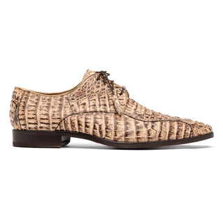 Marco Di Milano Apricena Genuine Rustic Orix Caiman Crocodile Derby (MDM1092)-AmbrogioShoes