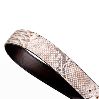 Marco Di Milano Arkansas Men’s Natural Genuine Python Skin Belt (MDMB1046)-AmbrogioShoes