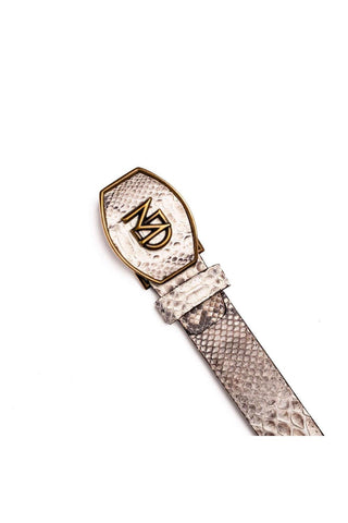 Marco Di Milano Arkansas Men’s Natural Genuine Python Skin Belt (MDMB1046)-AmbrogioShoes