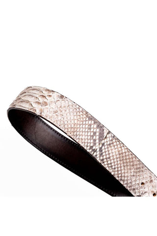 Marco Di Milano Arkansas Men’s Natural Genuine Python Skin Belt (MDMB1046)-AmbrogioShoes