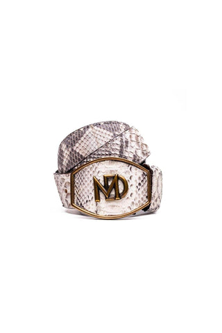 Marco Di Milano Arkansas Men’s Natural Genuine Python Skin Belt (MDMB1046)-AmbrogioShoes
