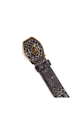 Marco Di Milano Arkansas Men’s Newspaper Genuine Python Skin Belt (MDMB1046)-AmbrogioShoes