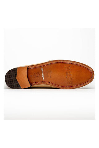 Marco Di Milano Aubiere Exotic Orix Ostrich Tassels Loafers (MDM1198)-AmbrogioShoes