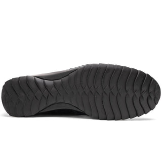 Marco Di Milano Bari Men's Shoes Navy Genuine Patchwork Lizard Skin Sneakers (MDM1142)-AmbrogioShoes