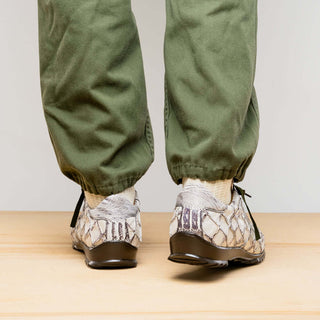 Marco Di Milano Batistini Men's Shoes Newspaper Exotic Pirarucu & Ostrich Skin Sneaker (MDM1239)-AmbrogioShoes