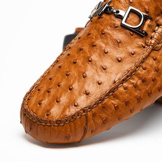 Marco Di Milano Bolonia Exotic Ostrich Horse-bit Driver Loafer (MDM1205)