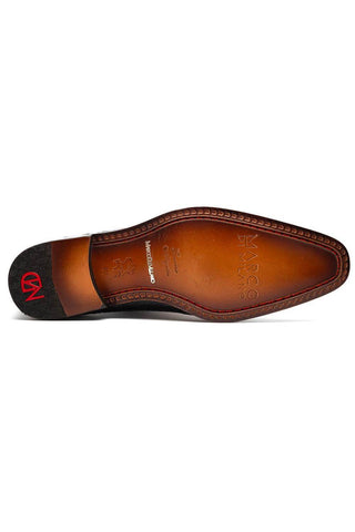 Marco Di Milano Bono Black Genuine Alligator Whole-Cut Oxfords (MDM1183)-AmbrogioShoes