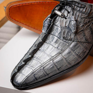 Marco Di Milano Cancun Exotic Hornback Crocodile Skin Derby (MDM1003)