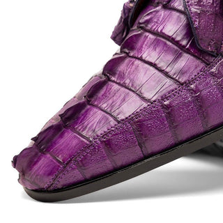 Marco Di Milano Cancun Exotic Hornback Crocodile Skin Derby (MDM1003)