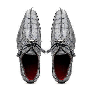 Marco Di Milano Cancun Exotic Hornback Crocodile Skin Derby (MDM1003)