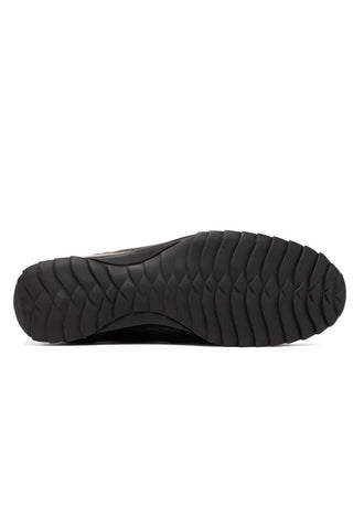Marco Di Milano Crater Black Exotic Crocodile / Lizard Derby Sneakers (MDM1190)-AmbrogioShoes