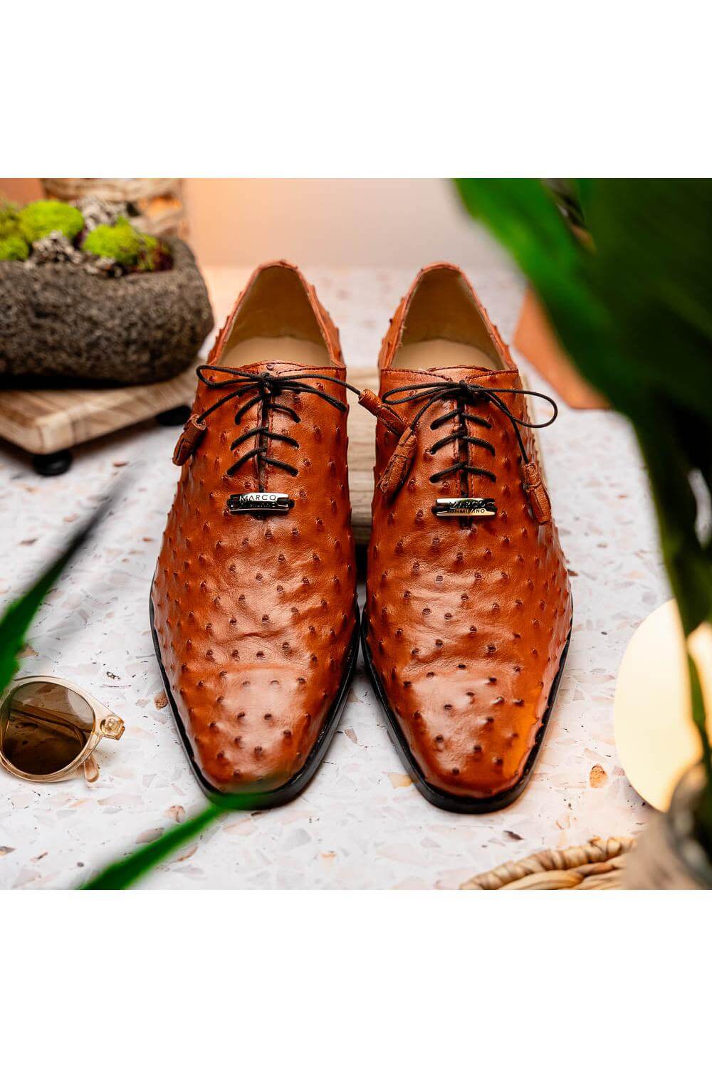 靴 00s alfredo bannister ostrich dressshoes Alfredo Bannister Leather Dress Shoes – FIFTH
