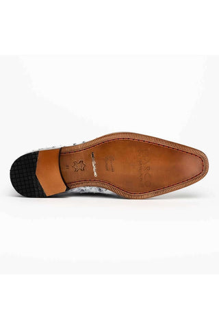 Marco Di Milano Criss Newspaper Exotic Ostrich Quill Oxfords (MDM1073)-AmbrogioShoes