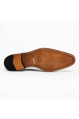 Marco Di Milano Criss White Exotic Ostrich Quill Oxfords (MDM1073)-AmbrogioShoes