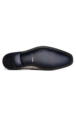 Marco Di Milano Fangio Gray Genuine Ostrich Leg / Ostrich Quill Penny Loafers (MDM1112)-AmbrogioShoes