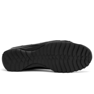 Marco Di Milano Hermond Men's Shoes Black Exotic Alligator High-Top Sneakers (MDM1194)-AmbrogioShoes