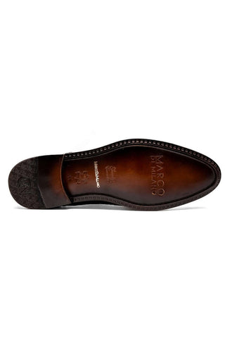Marco Di Milano John Brown Exotic Caiman Crocodile / Woven Leather Oxfords (MDM1178)-AmbrogioShoes