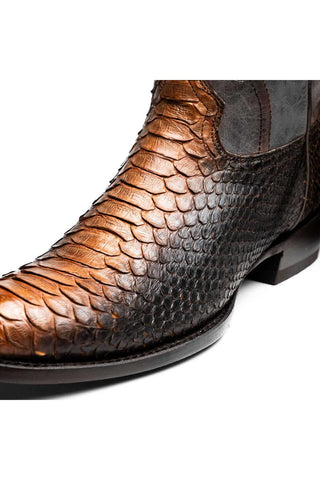 Marco Di Milano Kansas Lisboa Exotic Python Skin Cowboy Boot (MDM1245)-AmbrogioShoes