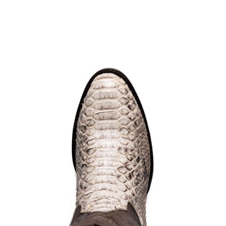 Marco Di Milano Kansas Men's Shoes Natural Genuine Python / Calf-Skin Leather Cowboy Boot (MDM1211)-AmbrogioShoes