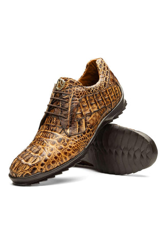 Marco Di Milano Kratos Orix Exotic Caiman Crocodile Sport Sneakers (MDM1176)-AmbrogioShoes