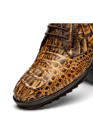 Marco Di Milano Kratos Orix Exotic Caiman Crocodile Sport Sneakers (MDM1176)-AmbrogioShoes