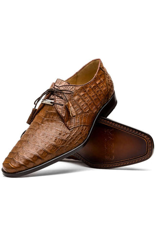 Marco Di Milano Lacio Bay Apache Exotic Crocodile Derby (MDM1019)-AmbrogioShoes