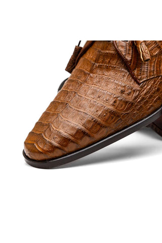 Marco Di Milano Lacio Bay Apache Exotic Crocodile Derby (MDM1019)-AmbrogioShoes