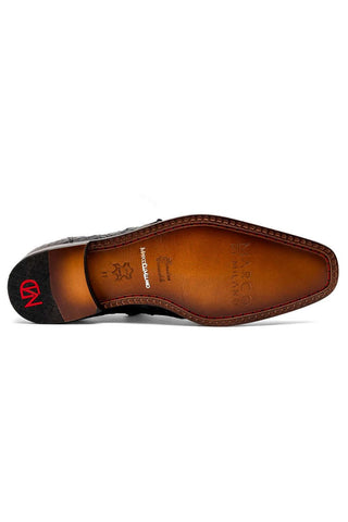 Marco Di Milano Lacio Black Exotic Crocodile Derby (MDM1019)-AmbrogioShoes