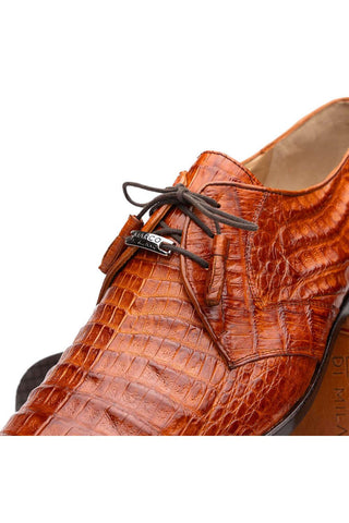 Marco Di Milano Lacio Brandy Exotic Crocodile Derby (MDM1019)-AmbrogioShoes