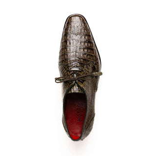 Marco Di Milano Lacio Green Exotic Crocodile Derby (MDM1019)-AmbrogioShoes