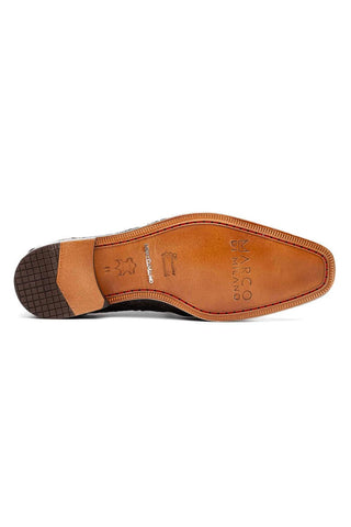 Marco Di Milano Lacio Navy Exotic Crocodile Derby (MDM1019)-AmbrogioShoes