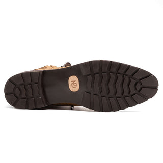 Marco Di Milano Leoni Men's Shoes Orix Genuine Caiman Crocodile Rugged Boots (MDM1089)-AmbrogioShoes