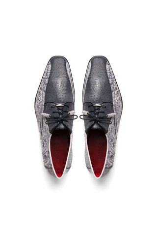 Marco Di Milano Lucca Newspaper Exotic Stingray / Ostrich Derby's (MDM1105)-AmbrogioShoes