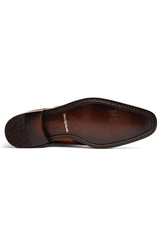 Marco Di Milano Luciano Brown & Congac Exotic Crocodile Classic Wingtip Derby (MDM1103)-AmbrogioShoes