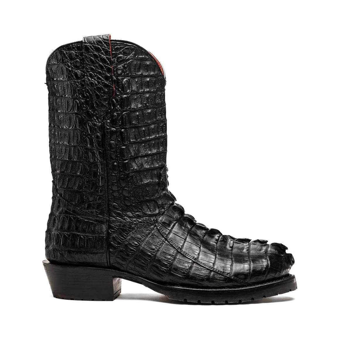 Marco Di Milano Marlboro Black Exotic Crocodile / Hornback Cowboy
