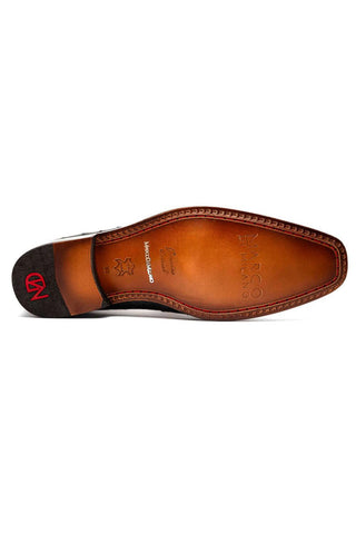 Marco Di Milano Matteo Black Genuine Alligator Penny Loafers (MDM1182)-AmbrogioShoes