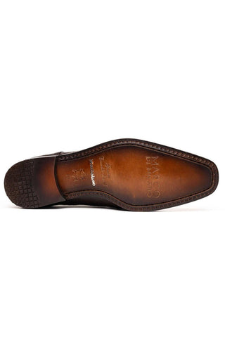 Marco Di Milano Merida Brown Lizard & Caiman Crocodile Derby (MDM1132)-AmbrogioShoes