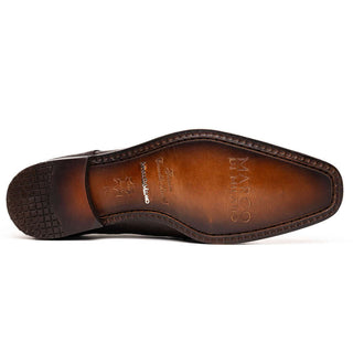 Marco Di Milano Merida Men's Shoes Brown Lizard & Caiman Crocodile Derby (MDM1132)-AmbrogioShoes
