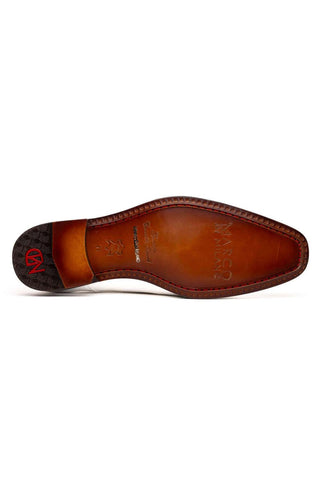 Marco Di Milano Merida White Lizard & Caiman Crocodile Derby (MDM1132)-AmbrogioShoes