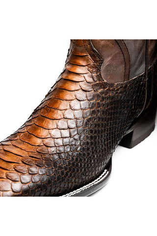 Marco Di Milano Missouri Lisboa Exotic Python Skin Cowboy Boot (MDM1244)-AmbrogioShoes