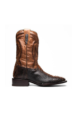 Marco Di Milano Missouri Lisboa Exotic Python Skin Cowboy Boot (MDM1244)-AmbrogioShoes