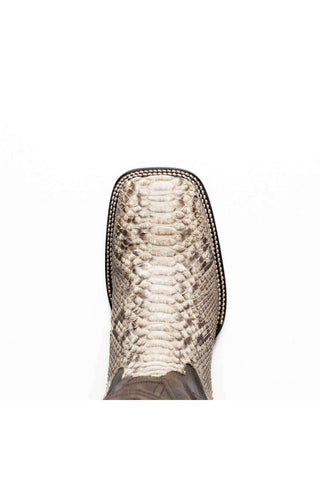 Marco Di Milano Missouri Natural Genuine Python / Calf-Skin Leather Cowboy Boot (MDM1212)-AmbrogioShoes
