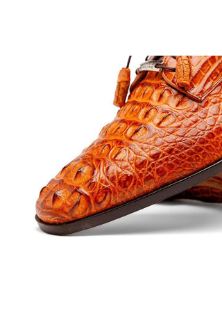 Marco Di Milano Nilo Brandy Exotic Crocodile Derby (MDM1186)-AmbrogioShoes