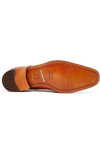 Marco Di Milano Nilo Brandy Exotic Crocodile Derby (MDM1186)-AmbrogioShoes