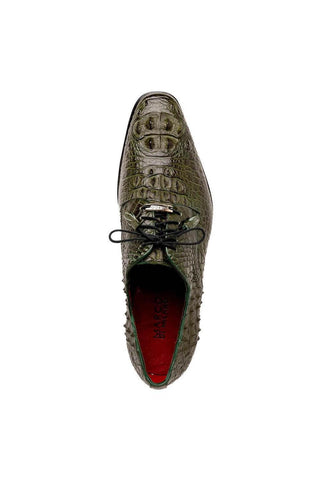 Marco Di Milano Nilo Green Exotic Crocodile Derby (MDM1186)-AmbrogioShoes