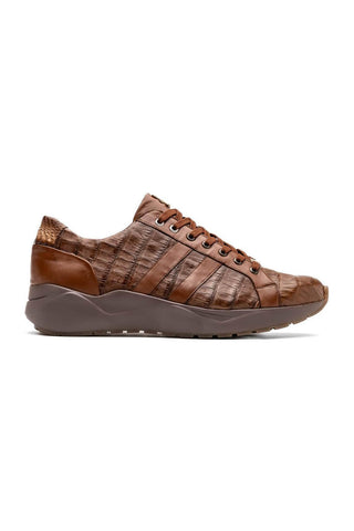 Marco Di Milano Nino Bay Apache Genuine Caiman Crocodile Fashion Sneaker (MDM1107)-AmbrogioShoes