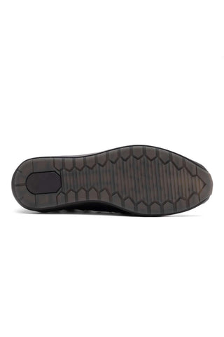 Marco Di Milano Nino Black Genuine Caiman Crocodile Fashion Sneaker (MDM1108)-AmbrogioShoes