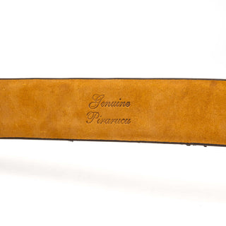 Marco Di Milano Olivieri Men's Gray Genuine Pirarucu Belts (MDMB1052)-AmbrogioShoes